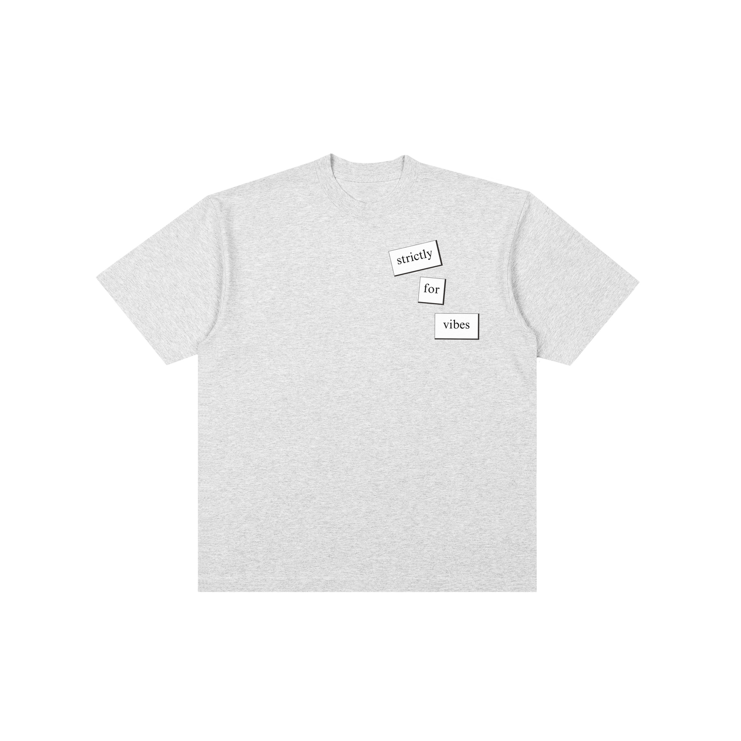 Strictly for Vibes Tee - Gray
