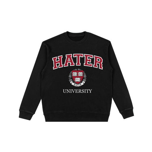 Hater University Crewneck - Black