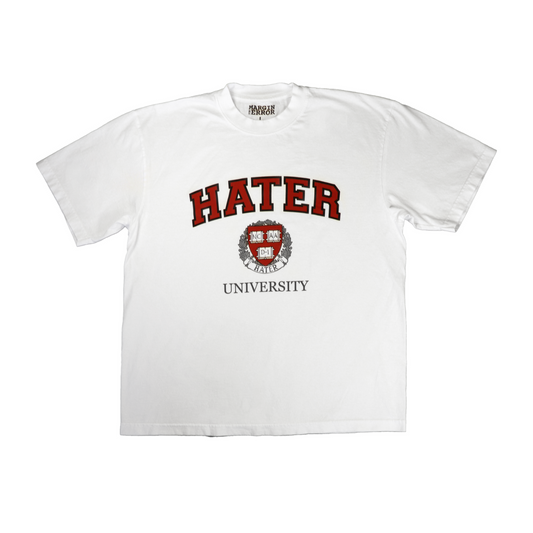 Hater University Classic Tee - White