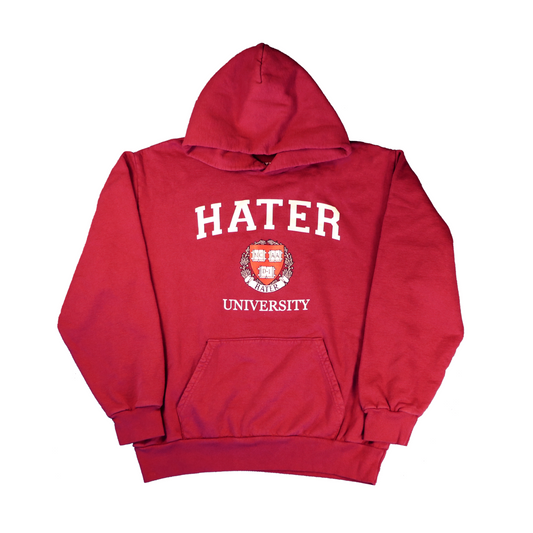 Hater University Classic Hoodie - Crimson